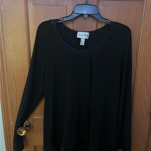 Joseph Ribkoff Black Blouse Classic Style